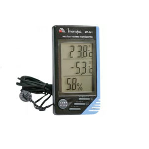 Relógio Termo-Higrômetro Digital (Interno/Externo) MT-241 Minipa