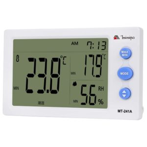 Relógio Termo-Higrômetro Digital (Interno/Externo) MT-241A Minipa